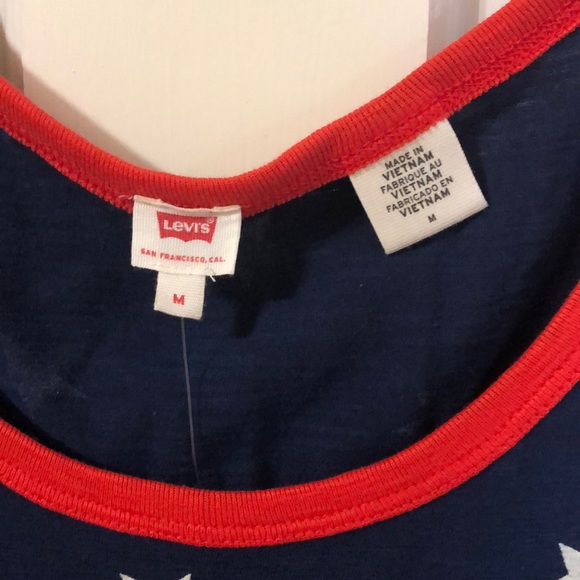 Ladies tank with Stars and Stripes - Picture 2 of 4